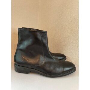 Cole Haan Nike Air Collab Black Waterproof Zip Side Boots